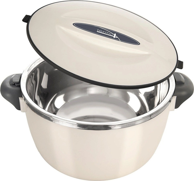 Термос для їжі Orion Termo сталевий Кремовий 2 л (8592381189327) - зображення 2