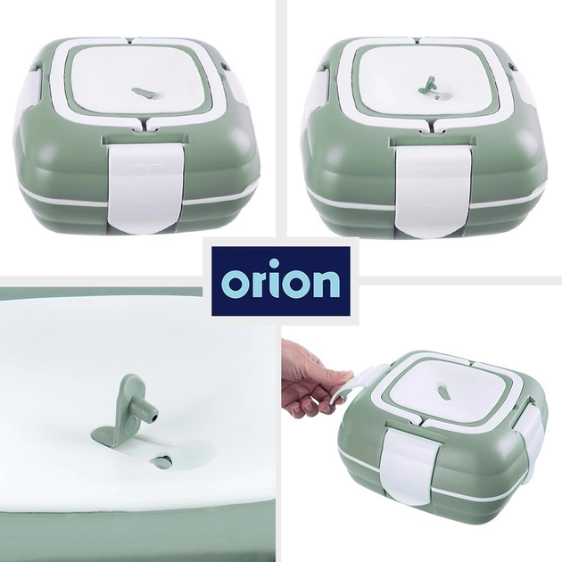 Термос для їжі Orion Termo сталевий Зелений 1.9 л (8592381214326) - зображення 4