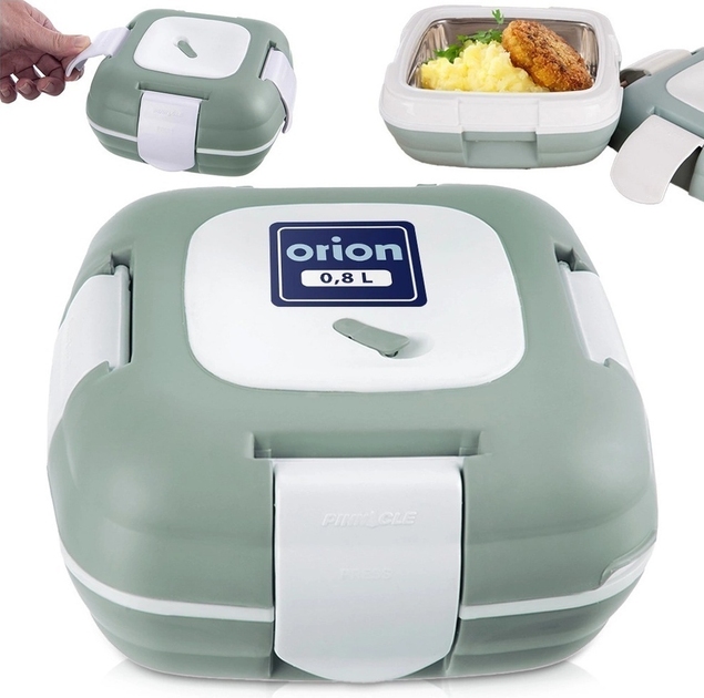 Термос для їжі Orion Termo сталевий Зелений 800 мл (8592381214302) - зображення 3