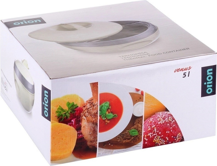 Термос для їжі Orion Venus сталевий Сіро-зелений 5 л (8592381160760) - зображення 6