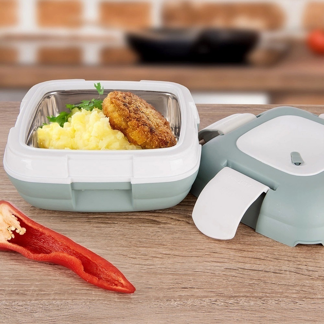 Термос для їжі Orion Termo сталевий Зелений 800 мл (8592381214302) - зображення 5