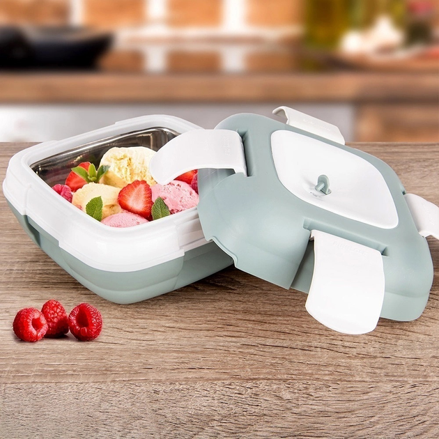 Термос для їжі Orion Termo сталевий Зелений 800 мл (8592381214302) - зображення 6