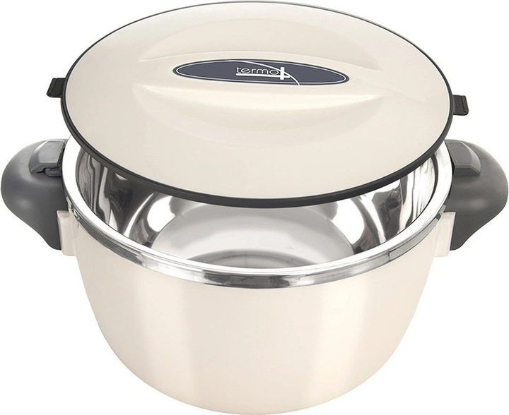 Термос для їжі Orion Termo сталевий Кремовий 900 мл (8592381189303) - зображення 2