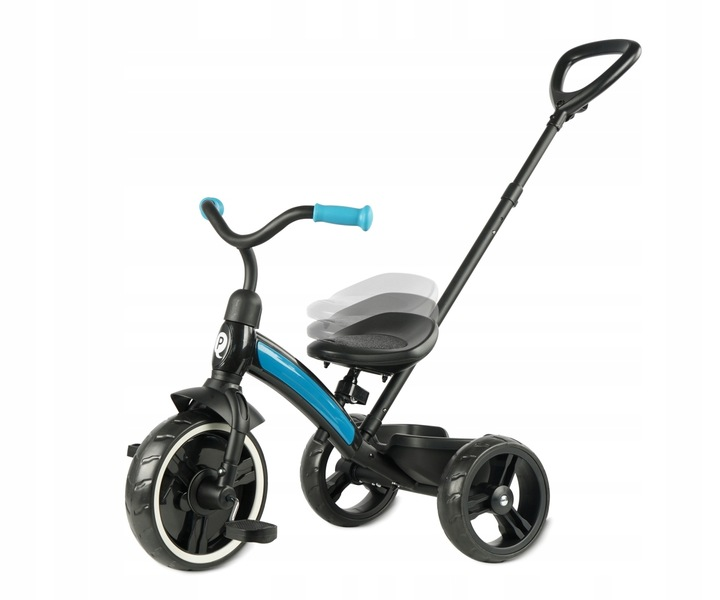 Rowerek trójkołowy Qplay Elite Plus New Niebieski 5788 (5061047480618) - obraz 1