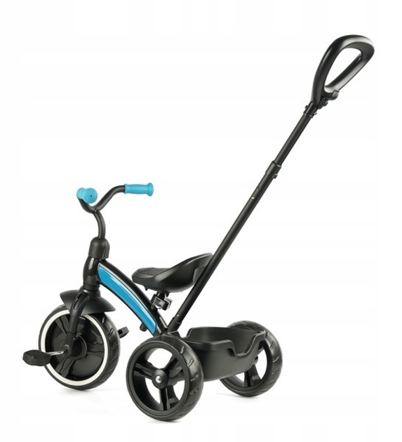 Rowerek trójkołowy Qplay Elite Plus New Niebieski 5788 (5061047480618) - obraz 5
