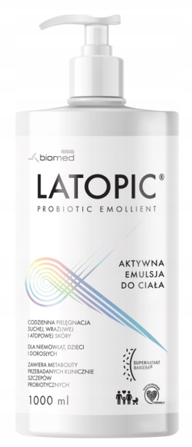 Емульсія для тіла Latopic для атопічної шкіри 1000 мл (5905179570680) - зображення 1