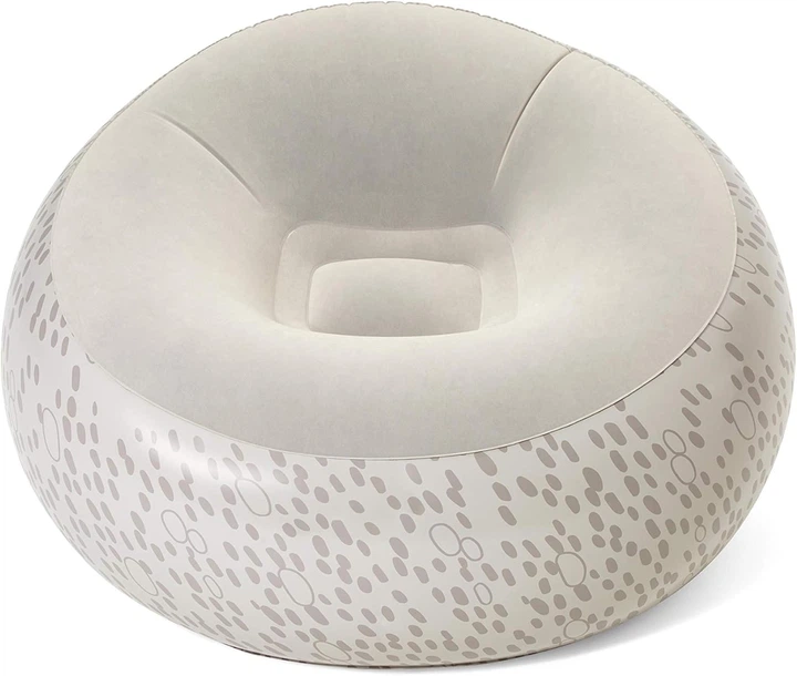 Fotel dmuchany Bestway 75052 Szary (5908220472452) - obraz 2