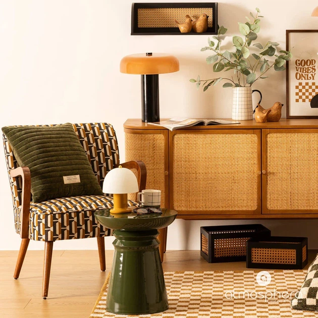 Журнальний столик Atmosphera Jaya колона 38 x 43 см Зелений (3560232950360) - зображення 3