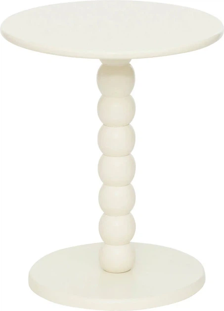 Журнальний столик Atmosphera Chamlo круглий 38 x 46.5 см Білий (3560232977794) - зображення 1