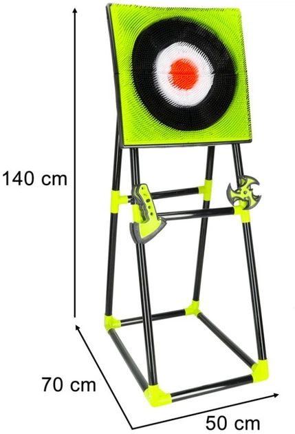 Zestaw tarcza dart silikonowa AJ Sportz XXL z rzutkami i toporkiem (5903039750425) - obraz 10