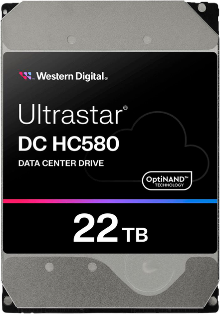 Dysk twardy Western Digital Ultrastar DC HC580 22TB 7200rpm 512MB 3.5" SATAIII (0F62791) - obraz 3