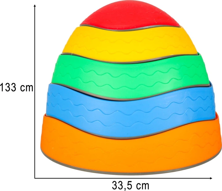 Стежка сенсорна KIK для тренування рівноваги, 5 каменів KX3173 (5903039765689) - зображення 12
