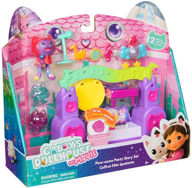 Ігровий набір Gabby's Dollhouse Кіно: Кімната вечірок діджея Кота 6074118 (681147085350) - зображення 2