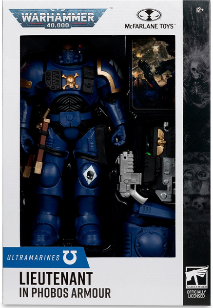 Фігурка McFarlane WARHAMMER 40K Lieutenant in Phobos Armour - Ultramarines - 7in 10906mcf (787926109061) - зображення 4