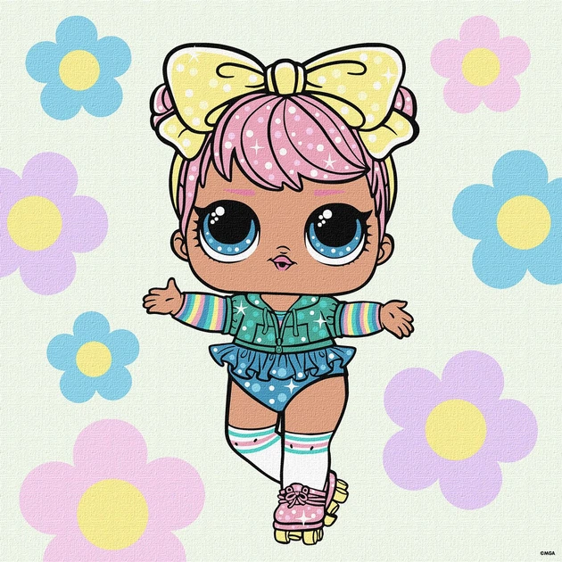 Zestaw kreatywny dla dzieci Ideyka L.O.L. Surprise! Spring Bling Dawn 40x40 cm KHO1101 (4823104372745) - obraz 1