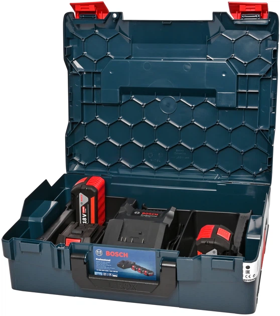Набір Bosch 3х GBA 18V 5.0 Ah + Зарядний пристрій GAL 18V-40 + L-Boxx 136 0615990L3T (3165140990868) - зображення 1