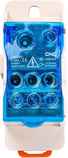 Blok rozdzielczy CNC FTUKK160 160A na szynę DIN NV821785 (6942108747736) - obraz 1