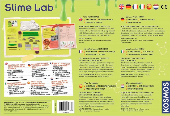 Zestaw naukowy Kosmos Slime Lab Laboratorium slime 616878 (4002051616878) - obraz 2