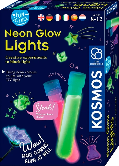 Набір для дослідження Kosmos Neon Glow Lights Неонові вогні 616830 (4002051616830) - зображення 1