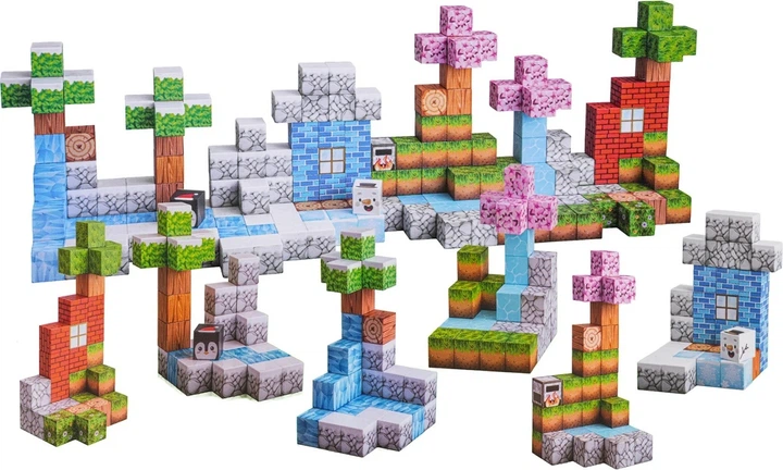 Конструктор магнітний 384 елементи ZKL.CH1370 (5903864973914) - зображення 3