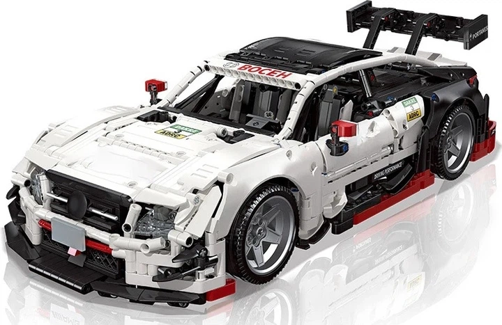 Klocki konstrukcyjne Autko sportowe białe 2489 elementów ZKL.FF58010 (5903864982107) - obraz 3