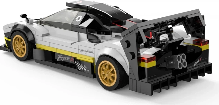 Набір кубиків Rastar Pagani Zonda R білий 387 елементів ZKL.93900.BIA (5903864986969) - зображення 4