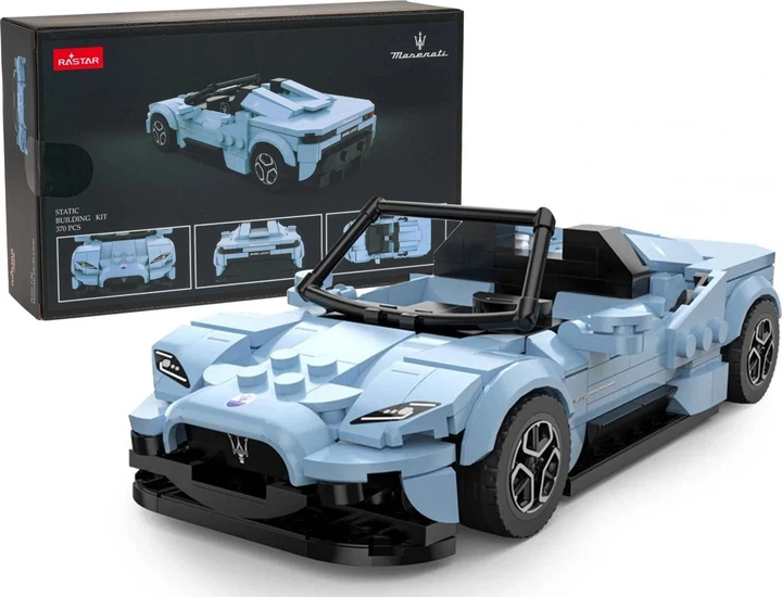 Zestaw klocków Rastar Maserati MC20 niebieski 370 elementów ZKL.10210.NIE (6930751324497) - obraz 2