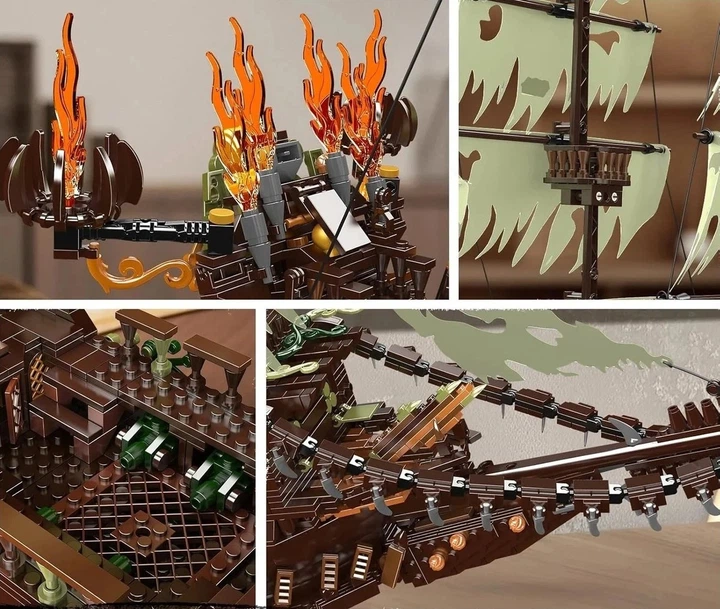 Klocki konstrukcyjne Statek piracki 4364 elementy ZKL.13197 (5903864972542) - obraz 5