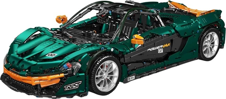 Zestaw klocków Auto sportowe zielone 3268 elementów ZKL.13091 (5903864973068) - obraz 3