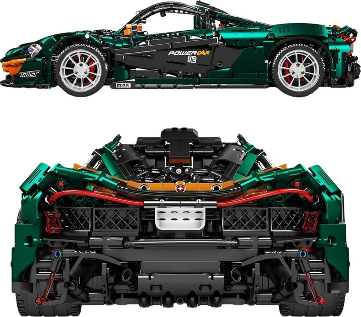 Zestaw klocków Auto sportowe zielone 3268 elementów ZKL.13091 (5903864973068) - obraz 6