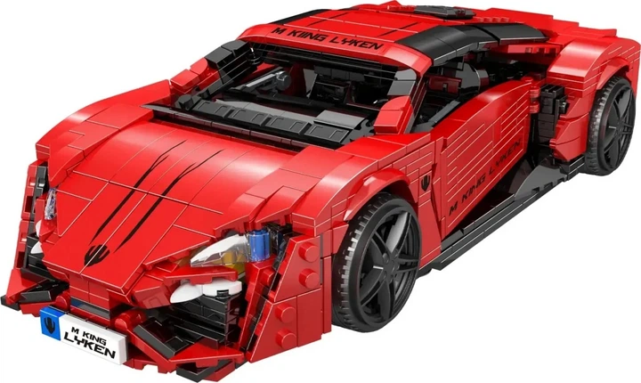 Klocki konstrukcyjne Pojazd sportowy czerwony 1311 elementów ZKL.10117 (5903864973242) - obraz 7