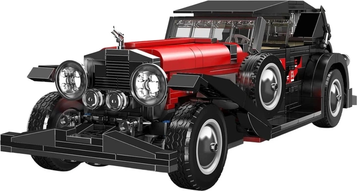 Klocki konstrukcyjne Pojazd retro czerwony 1308 elementów ZKL.10114 (5903864973259) - obraz 3