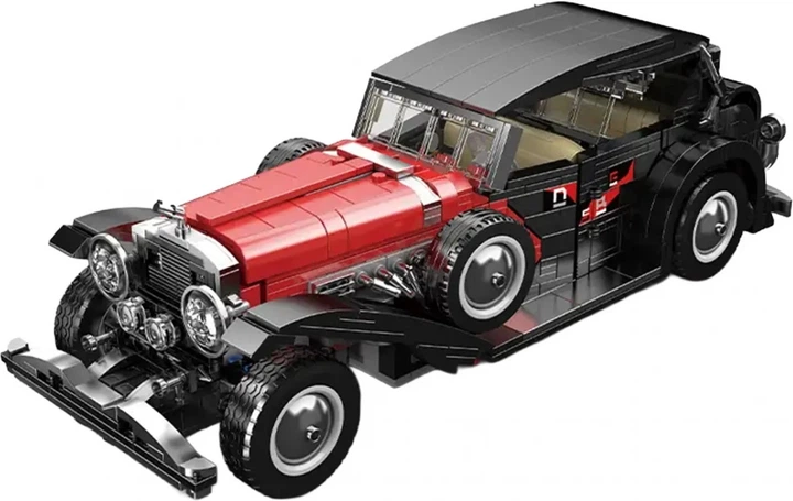 Klocki konstrukcyjne Pojazd retro czerwony 1308 elementów ZKL.10114 (5903864973259) - obraz 5