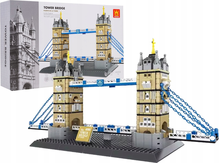Zestaw klocków Budynki Tower Bridge 969 elementów ZKL.4219 (5903864973464) - obraz 2
