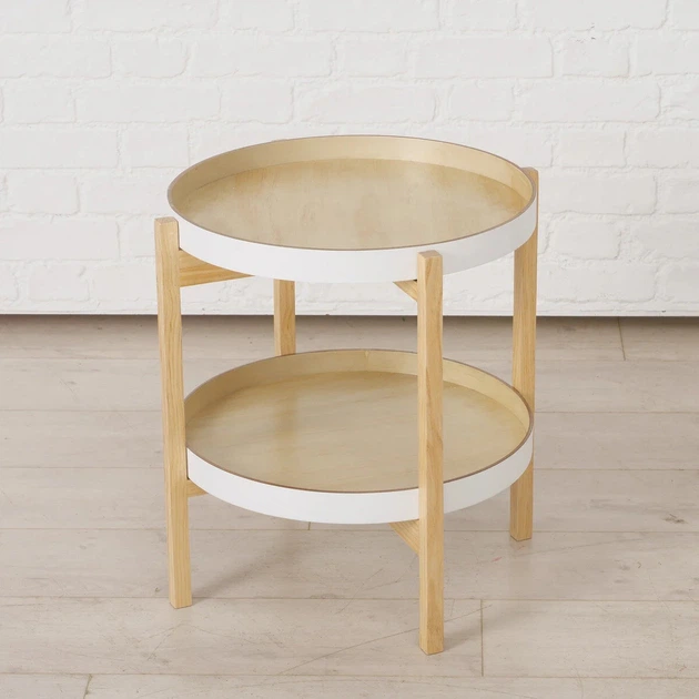 Журнальний столик Boltze Dragan дворівневий 51 см (4066076425044) - зображення 2