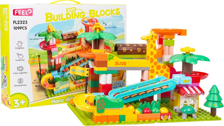 Klocki Tork kulka safari konstrukcyjne 109 elementów ZKL.FL2323 (5903864973617) - obraz 6