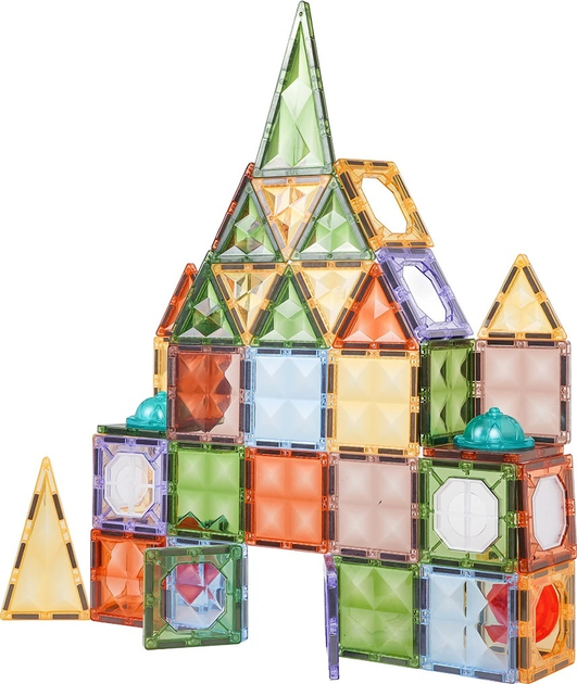 Набір магнітних кубиків 3D з підсвічуванням, 75 елементів ZKL.CH1228 (5903864973761) - зображення 3
