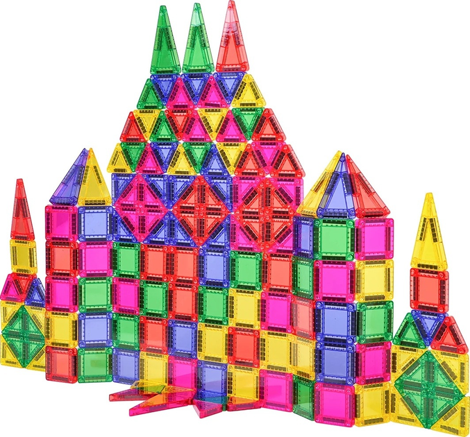 Zestaw klocków magnetycznych 150 elementów ZKL.S-1090 (5903864973853) - obraz 4