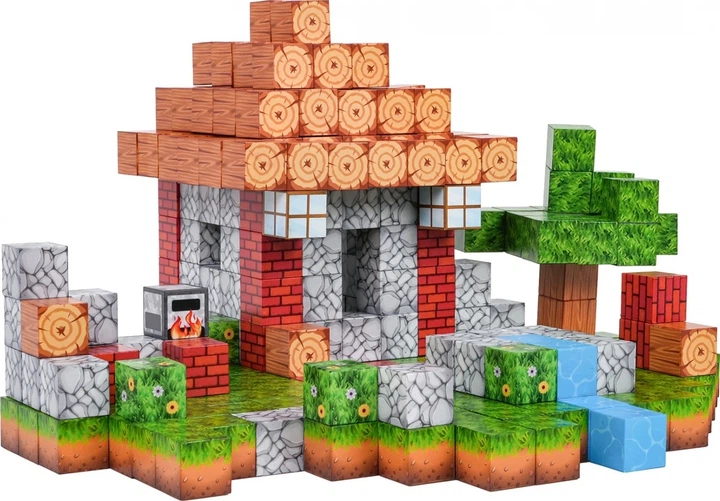 Конструктор магнітний 312 елементів ZKL.CH1320 (5903864973976) - зображення 3