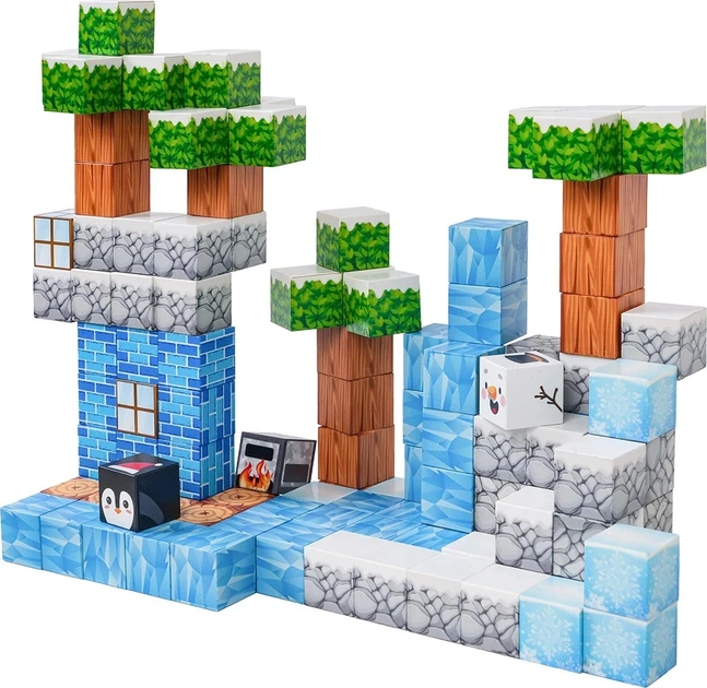 Конструктор магнітний 113 елементів ZKL.CH1312 (5903864973990) - зображення 6