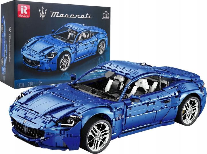 Набір кубиків Автомобіль Maserati синій 5480 елементів ZKL.11010 (5903864977653) - зображення 2