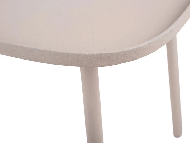 Журнальний столик Leitmotiv Boaz металевий 43 см Бежевий (8714302731853) - зображення 2