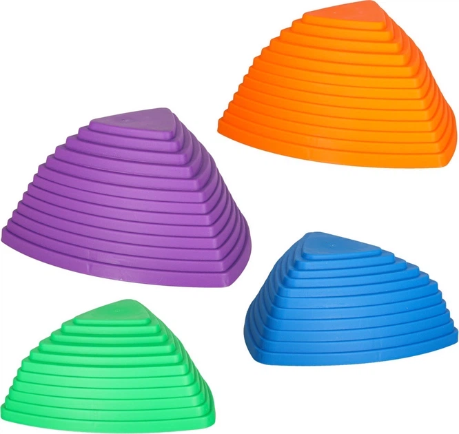 Стежка сенсорна KIK для тренування рівноваги, 11 каменів KX3170_1 (5903039765726) - зображення 7