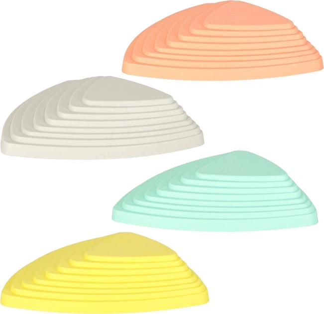 Стежка сенсорна KIK для тренування рівноваги, 11 пастельних каменів KX3170 (5903039765719) - зображення 7