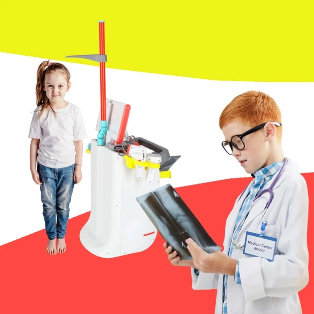 Zestaw lekarza KIK Mały doktor Stacja medyczna z EKG i RTG KX2948 (5903039768987) - obraz 7