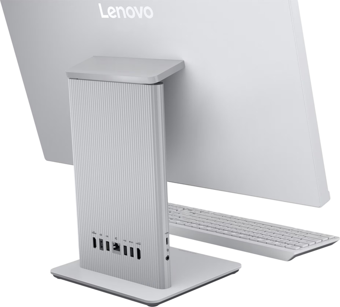Monoblok Lenovo IdeaCentre AIO 24IRH9 (F0HN00SCPB) Cloud Grey - obraz 9