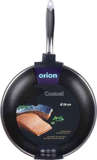 Patelnia Orion Cookcell stalowa 28 cm (8592381154905) - obraz 9