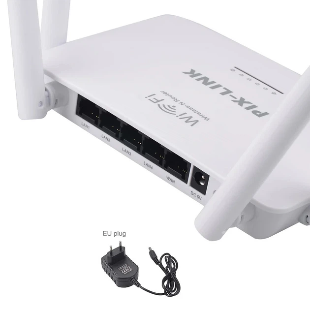 WI-FI роутер 4 антенны маршрутизатор PIX-LINK LV-WR08 White (16172) - Фото 8 WI-FI роутер 4 антенны маршрутизатор PIX-LINK LV-WR08 White (16172) - изображение 8