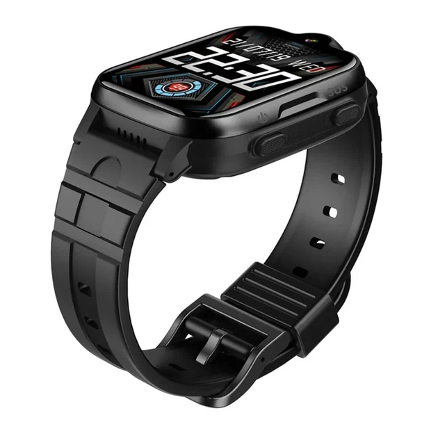 Дитячий наручний смарт годинник K15 з камерою, GPS відстеженням і 4G / WiFi Black (16420) - зображення 6