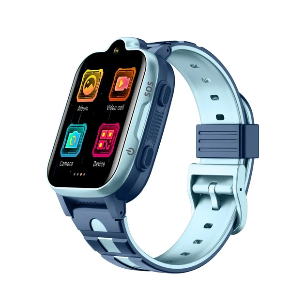 Детские наручные смарт часы K15 с камерой, GPS отслеживанием и 4G / WiFi Blue (16421) - изображение 6